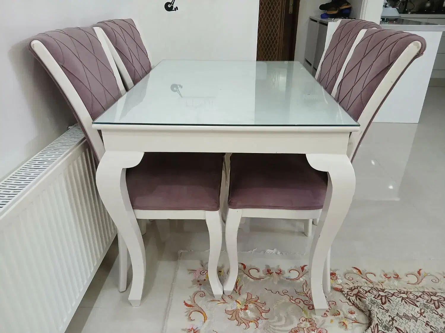 میز ناهارخوری|میز و صندلی غذاخوری|تربت جام, والفجر|دیوار