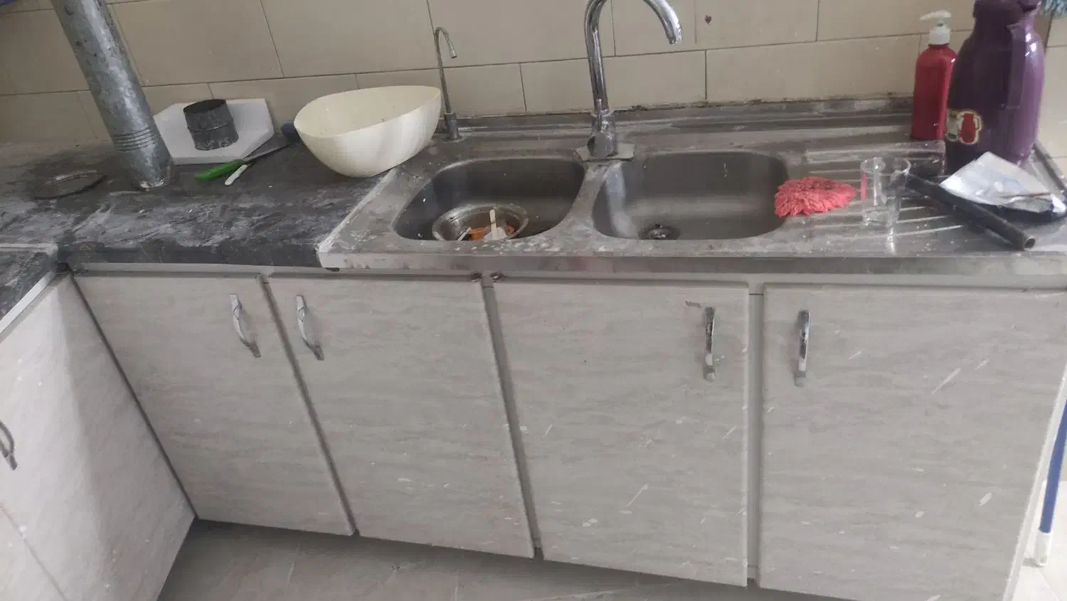 کابینت فلزی با هود و سینک|مصالح و تجهیزات ساختمان|اصفهان, سرتاوه|دیوار