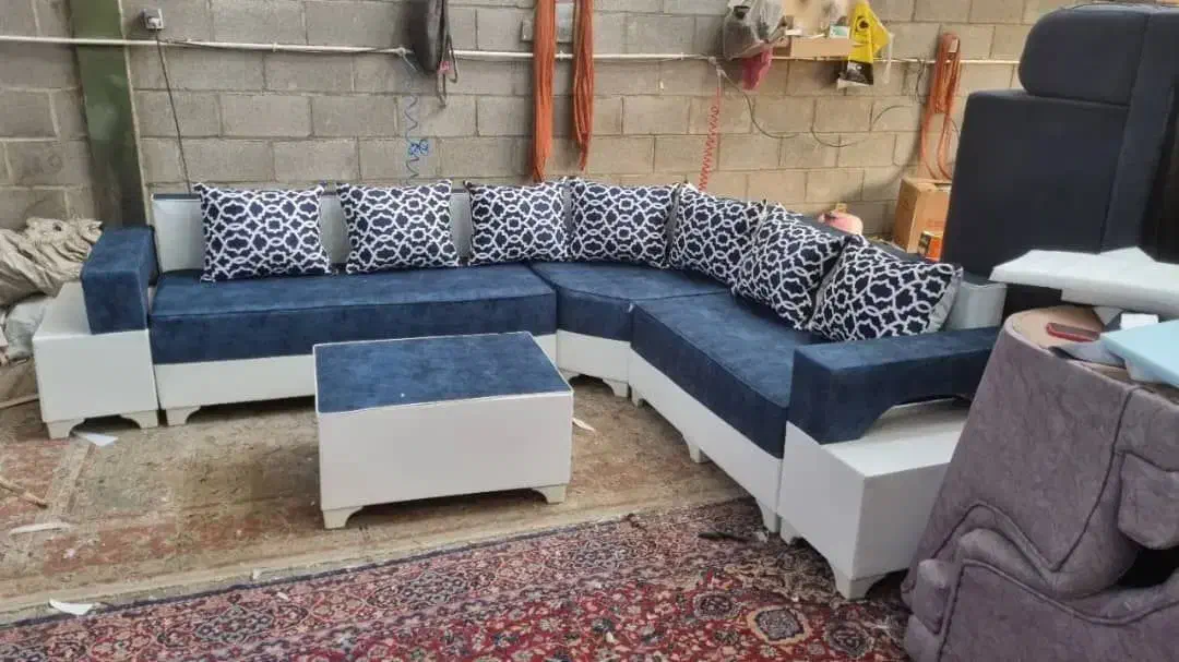 مبل راحتی ال /پارچه های با کیفـیت- رنگ های جذاب|مبلمان خانگی و میز عسلی|تهران, شهرک شریفی|دیوار