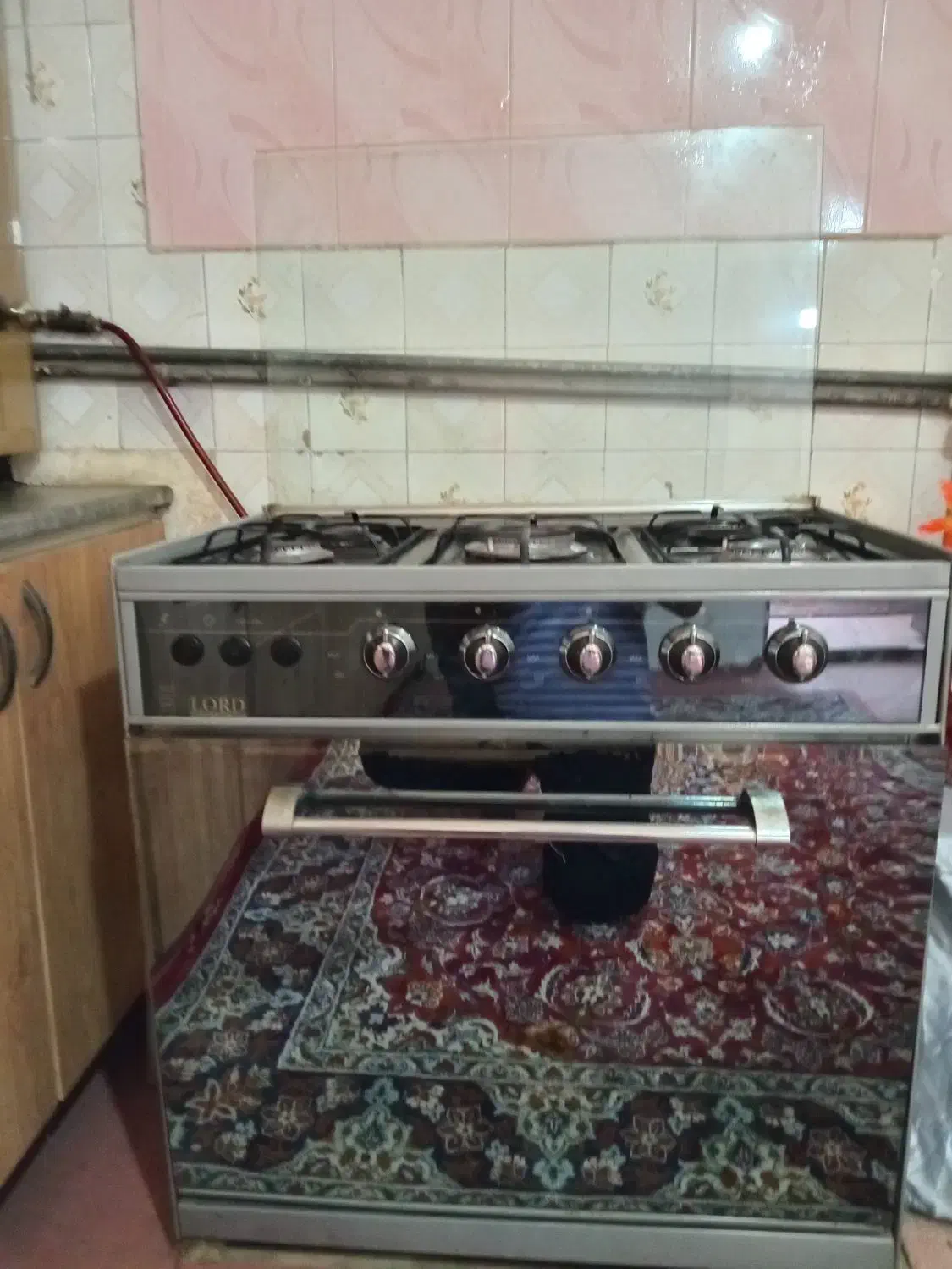 گاز طرح فر ۵ شلعه در حد نو سالم|اجاق گاز و لوازم برقی پخت‌وپز|سبزوار, هویزه|دیوار