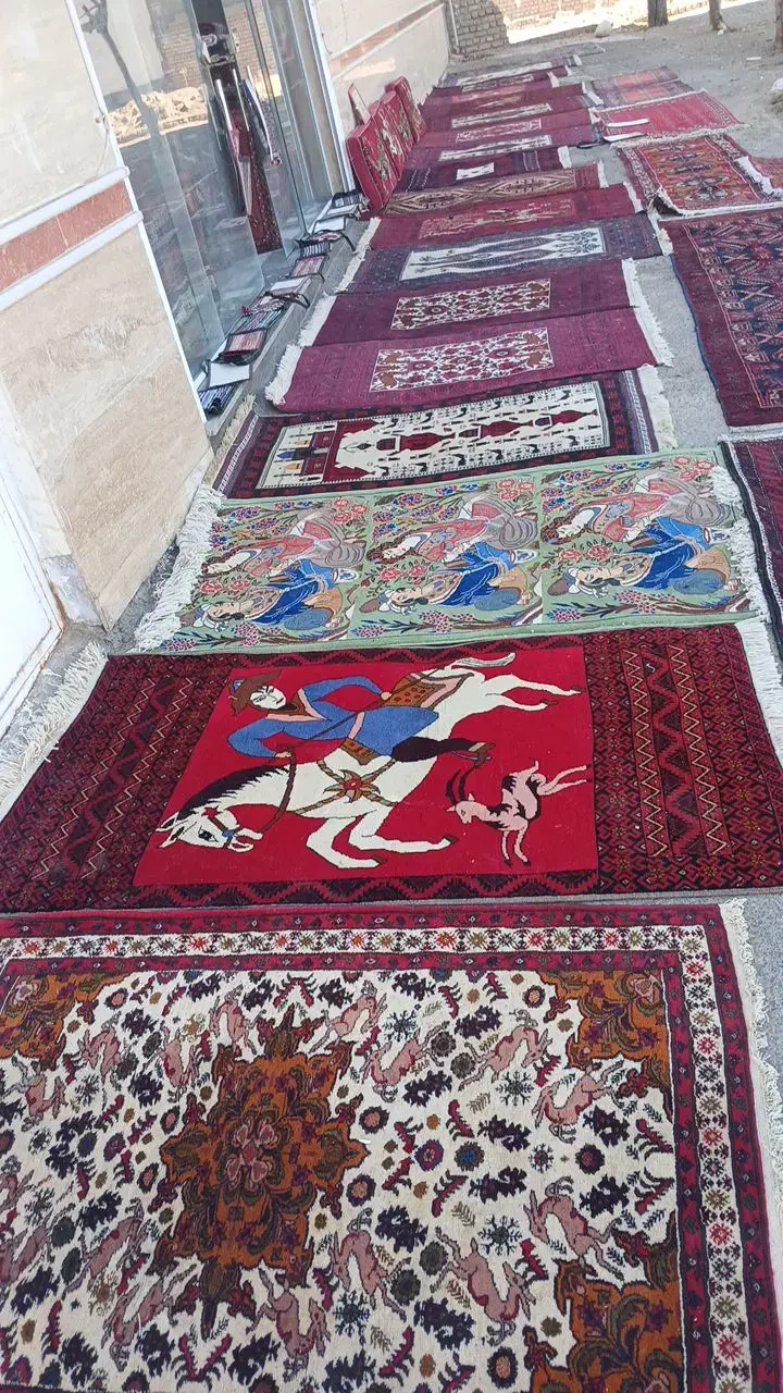 قالیچه دستباف|فرش|قائن, |دیوار