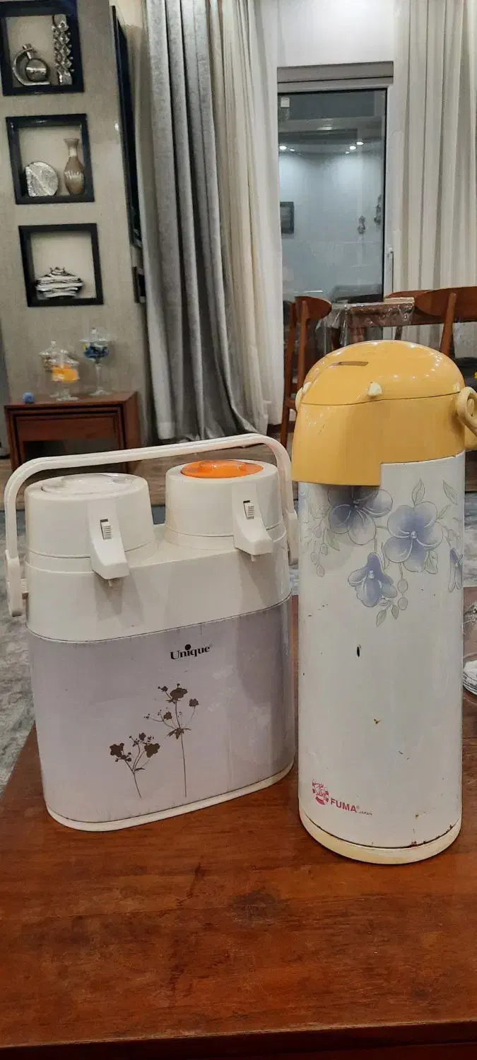 ۲عدد فلاسک چای|قوری، کتری، قهوه‌ساز دستی|گرگان, |دیوار