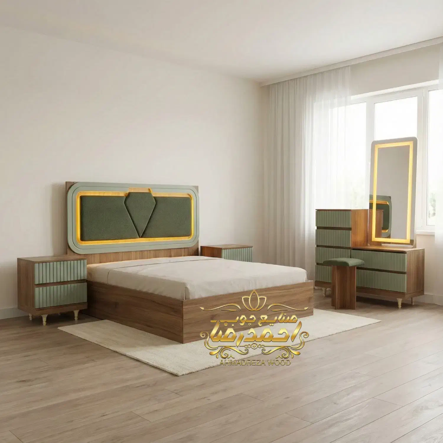 سرویس خواب دونفره الماس|تخت و سرویس خواب|تهران, خلازیر|دیوار