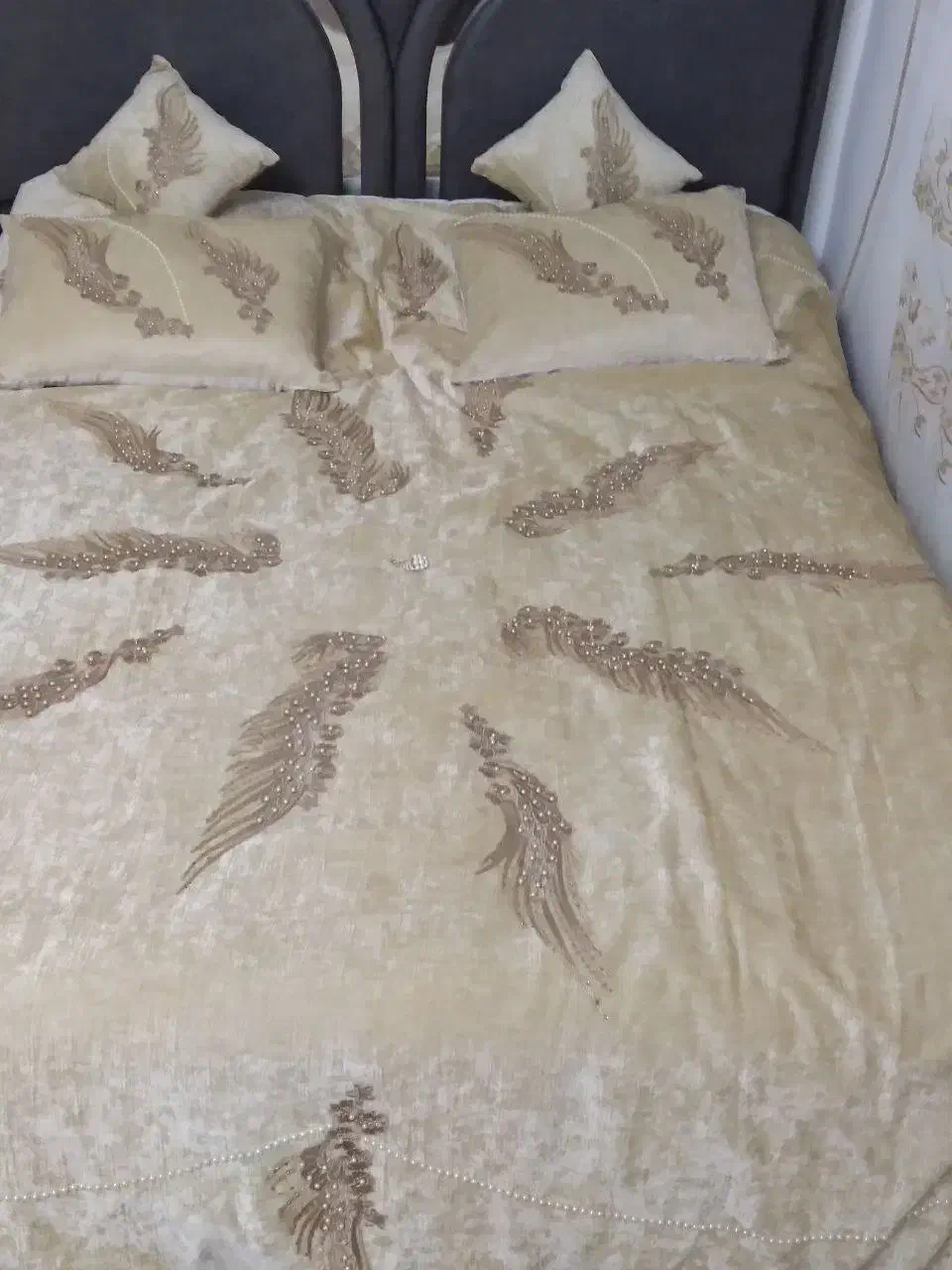 روتختی مروارید دوری وشیک|رختخواب، بالش، پتو|تربت جام, نظامی|دیوار