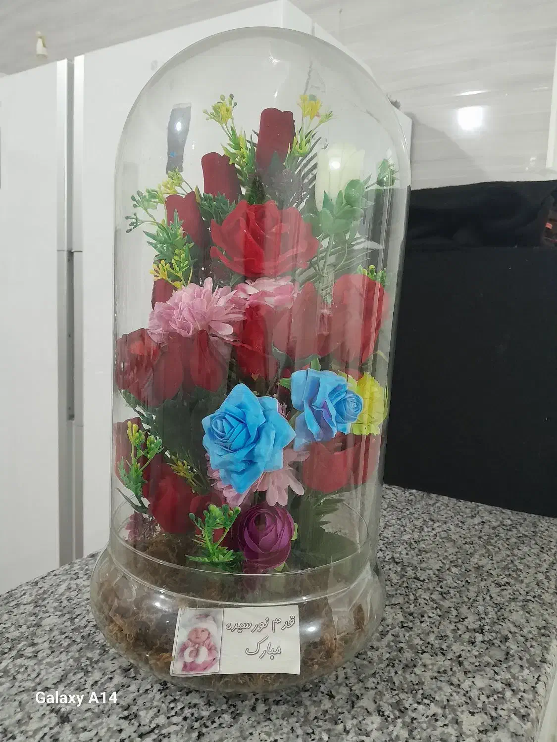 گلدان|گل مصنوعی|قم, قلعه کامکار|دیوار