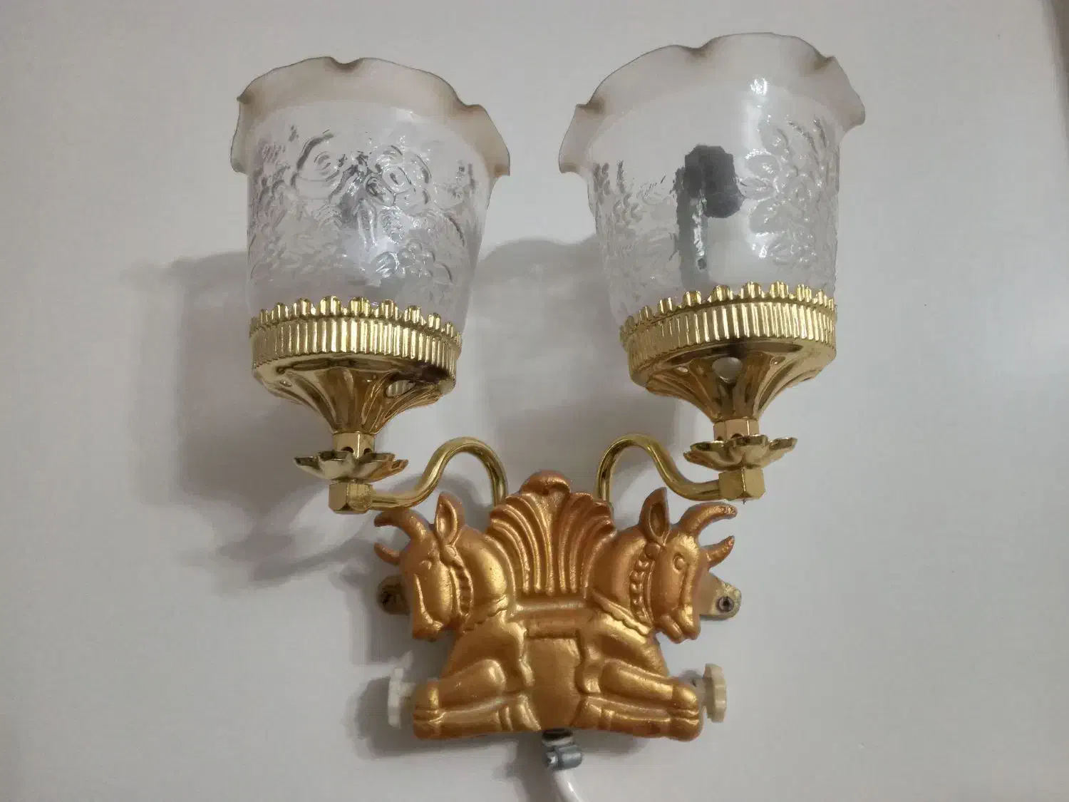 روشنایی گازی دو شعله|لامپ و چراغ|الوند, |دیوار