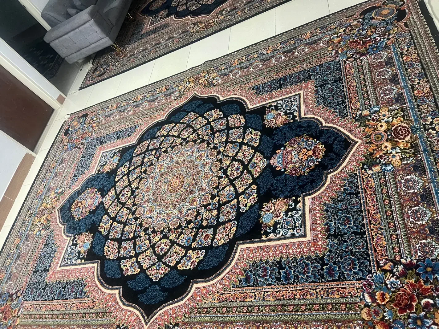 دو عدد فرش دوازده متری|فرش|الیگودرز, |دیوار