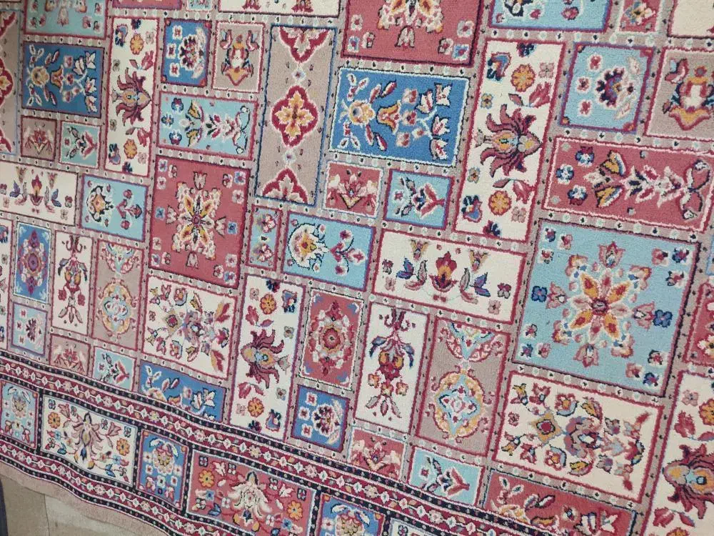 فرش گبه ماشینی|گلیم، جاجیم، گبه|سمنان, |دیوار