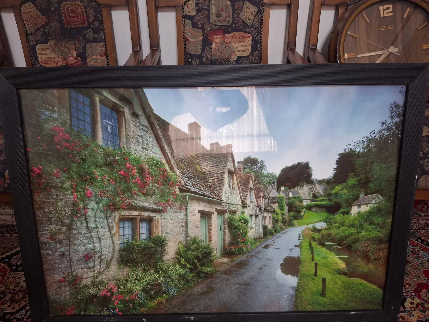 تابلوی زیبا با نورپرداز سالم ۵۰۰ تومان|تابلو، نقاشی، عکس|آستانه اشرفیه, |دیوار