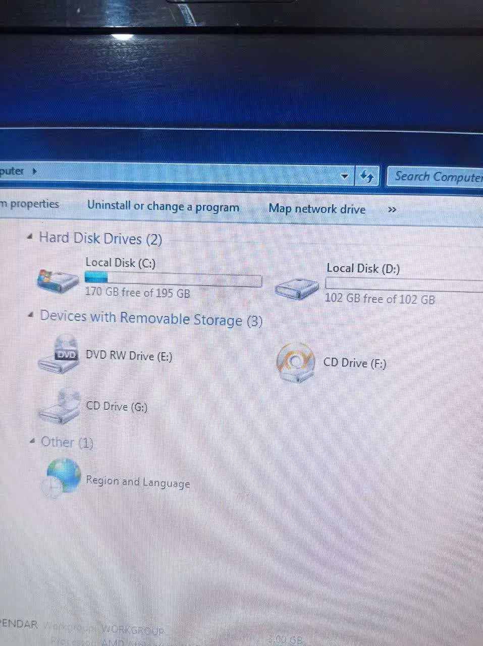لبتاب hp  مدل  pavilon dv5|رایانه همراه|تهران, تهرانپارس شرقی|دیوار