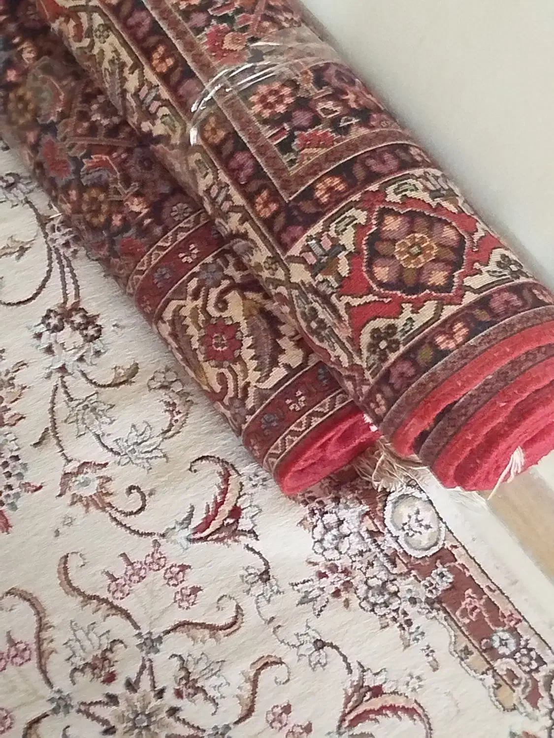 یک جفت قالی دستبافت افشاربیجار بافت 4/7متر|فرش|کرج, حسین آباد (اکبر آباد)|دیوار