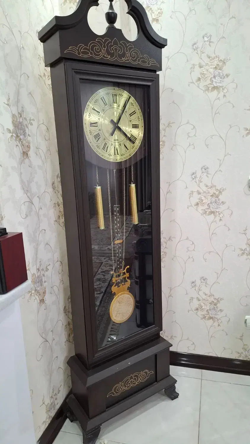 ساعت ایستاده در حد نو کاملا سالم چوب ام دی اف|ساعت دیواری و تزئینی|شاهینشهر, عطار|دیوار