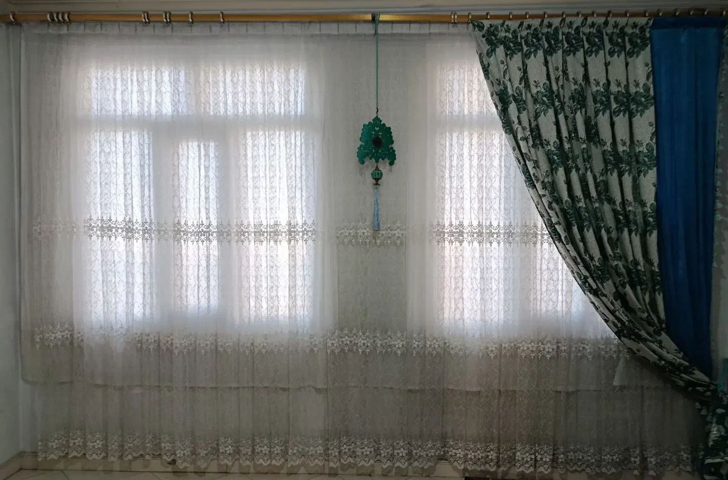 پرده حریر ۴ متری|پرده، رانر، رومیزی|بهارستان, |دیوار