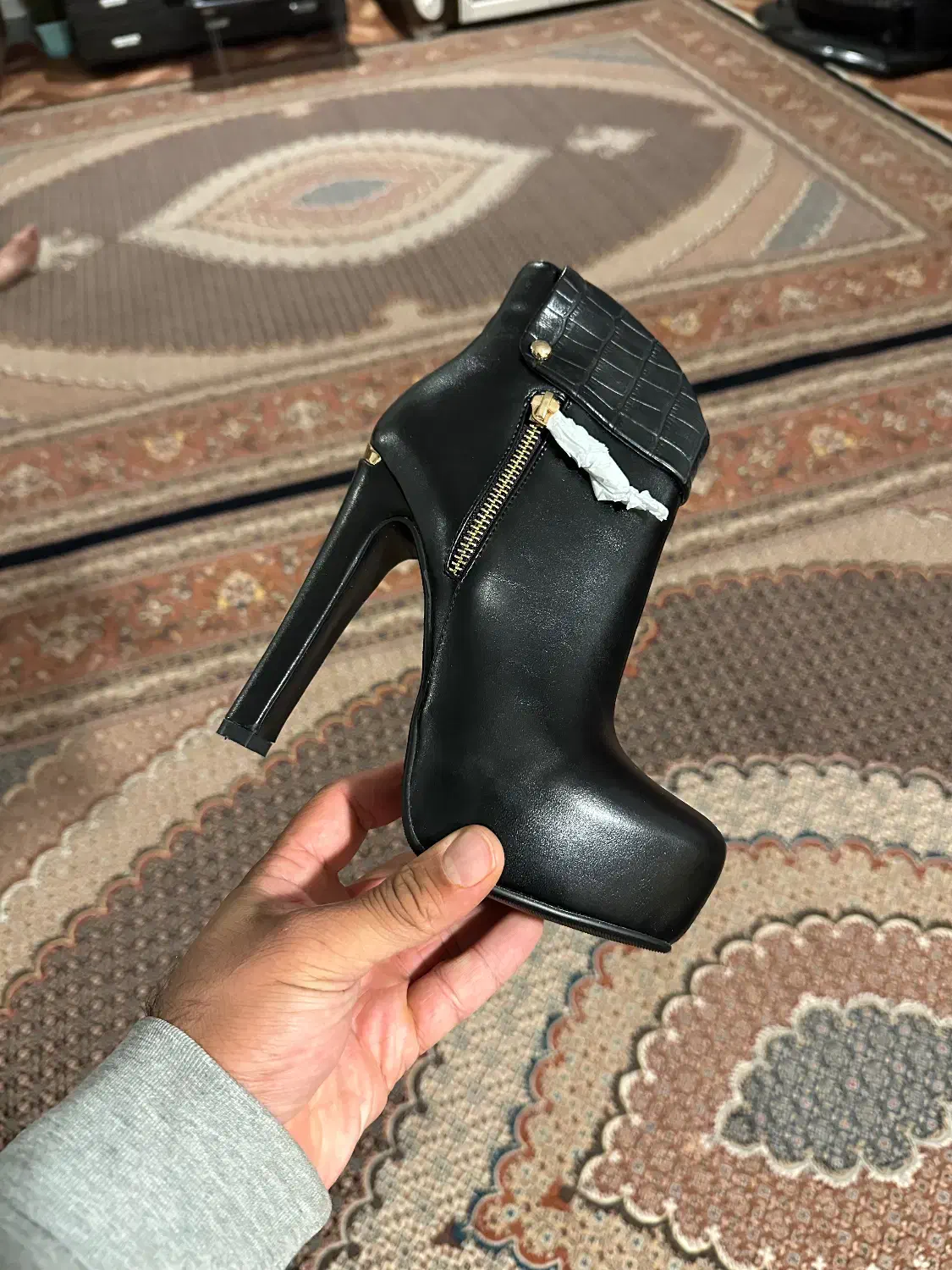 بوت زنانه بامبی پاشنه ۱۰ سانت|کیف، کفش، کمربند|جلفا, |دیوار