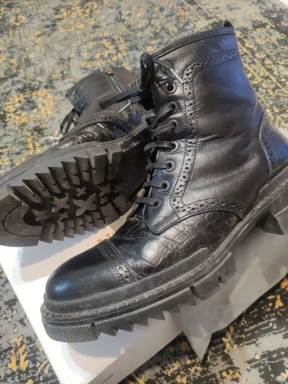 کفش مردانه - نیم بوت چرم مشهد|کیف، کفش، کمربند|بندرعباس, |دیوار