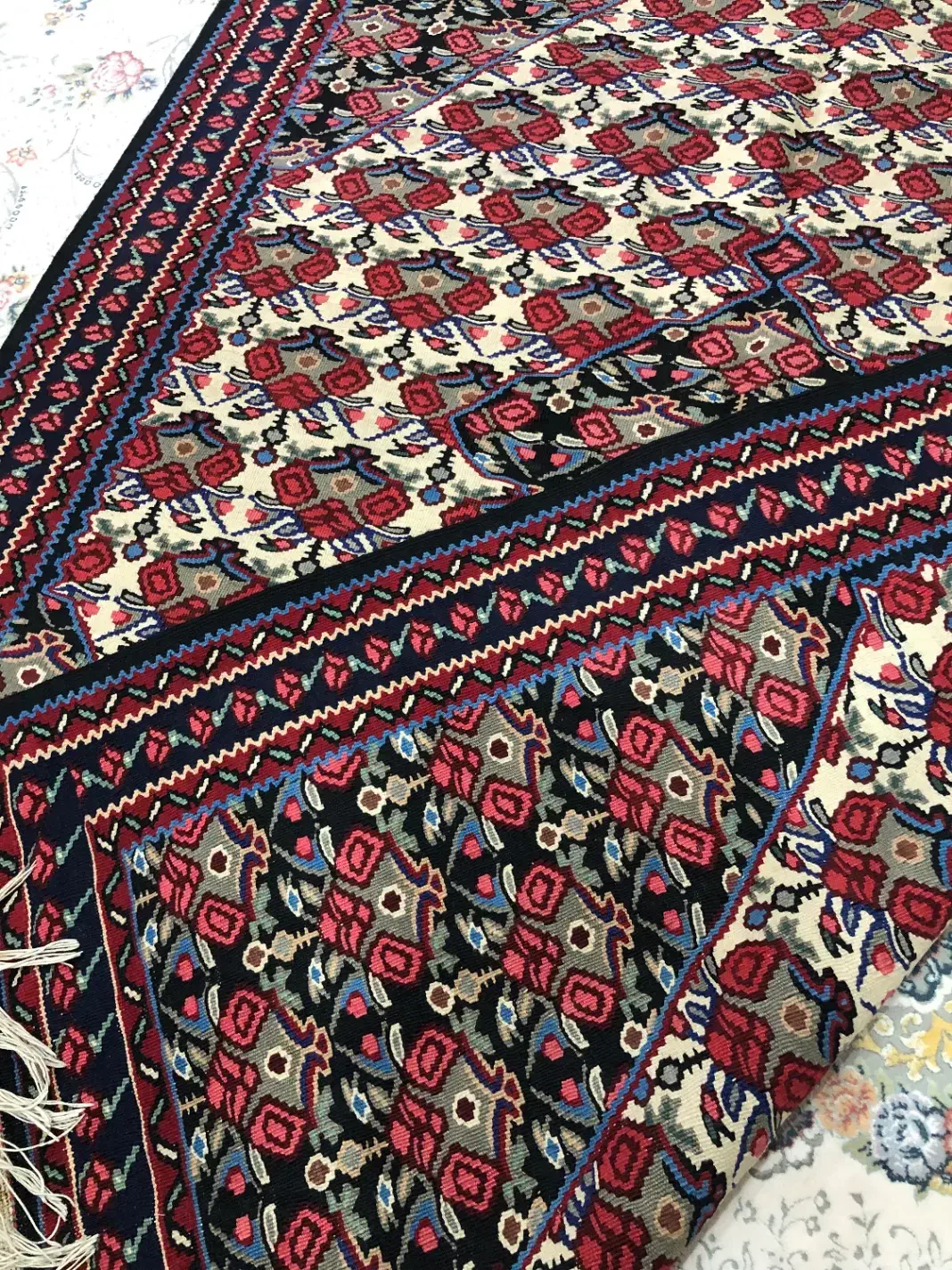 گلیم فرش|گلیم، جاجیم، گبه|بیجار, |دیوار