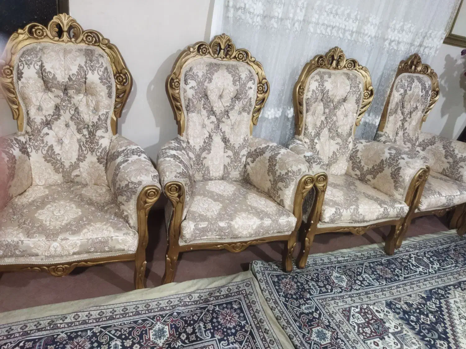 مبل ۹نفره سلطنتی|مبلمان خانگی و میز عسلی|لنگرود, |دیوار