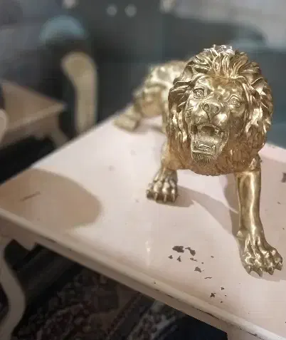 شیرتمام برنجی وفرش تمام ابریشم مجارستان|فرش|قم, علی آباد سعدگان|دیوار