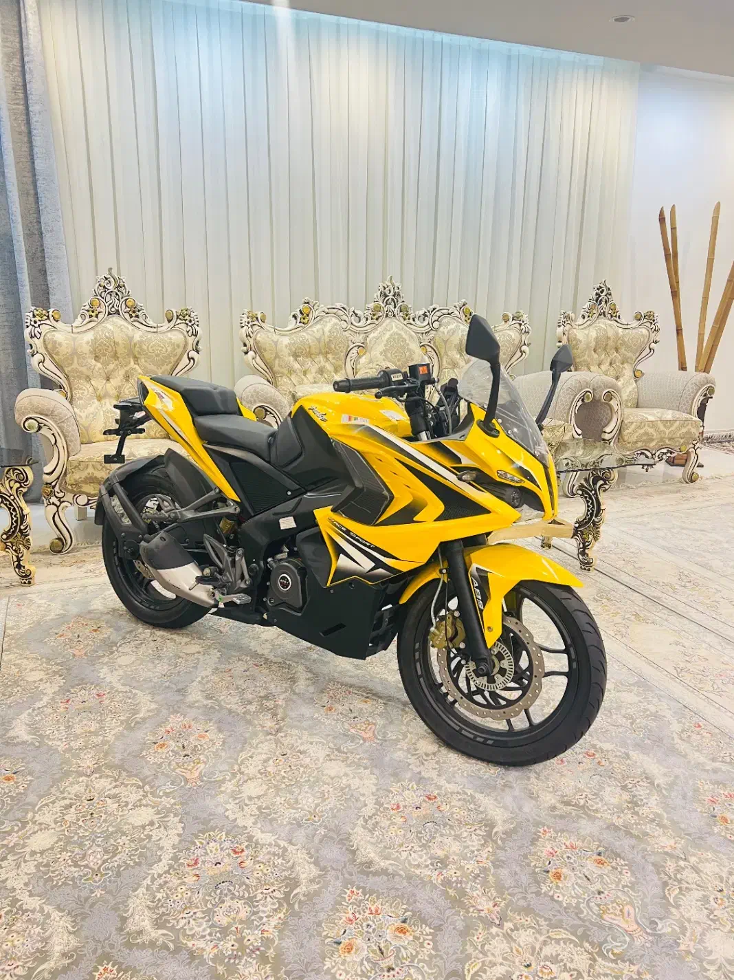 پالس ار اس rs200 صفر خشک زرد ABS|موتورسیکلت|تهران, سعادت‌آباد|دیوار