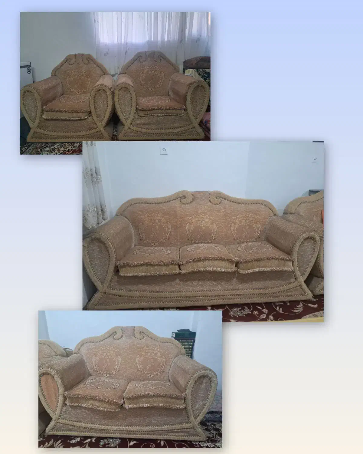 فروش مبل هفت نفره|مبلمان خانگی و میز عسلی|محمودآباد, |دیوار