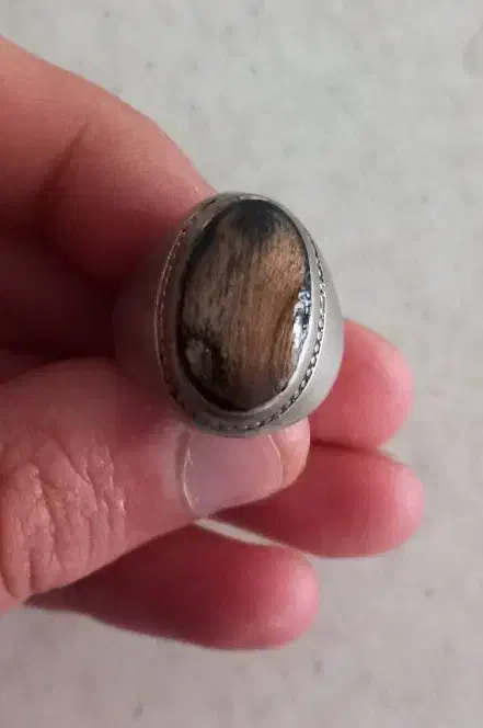 انگشتر‌‌‌‌‌‌‌‌با‌‌نگین‌‌‌‌‌‌‌‌چوب‌‌شاه‌توت|بدلیجات|تبریز, |دیوار