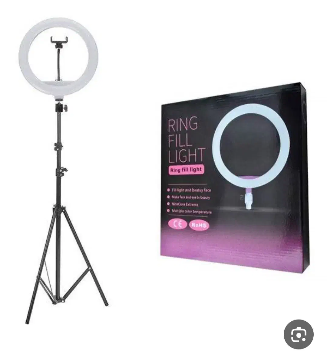 رینگ لایت پایه بلند سه رنگ|دوربین عکاسی و فیلم‌برداری|ایلام, |دیوار