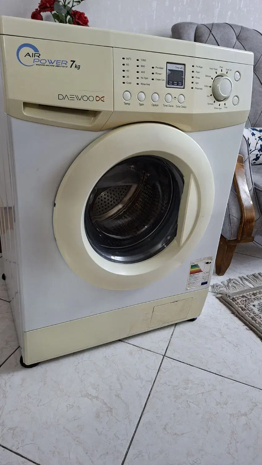 ماشین لباسشویی دوو|ماشین لباسشویی و خشک‌کن لباس|تهران, دولاب|دیوار