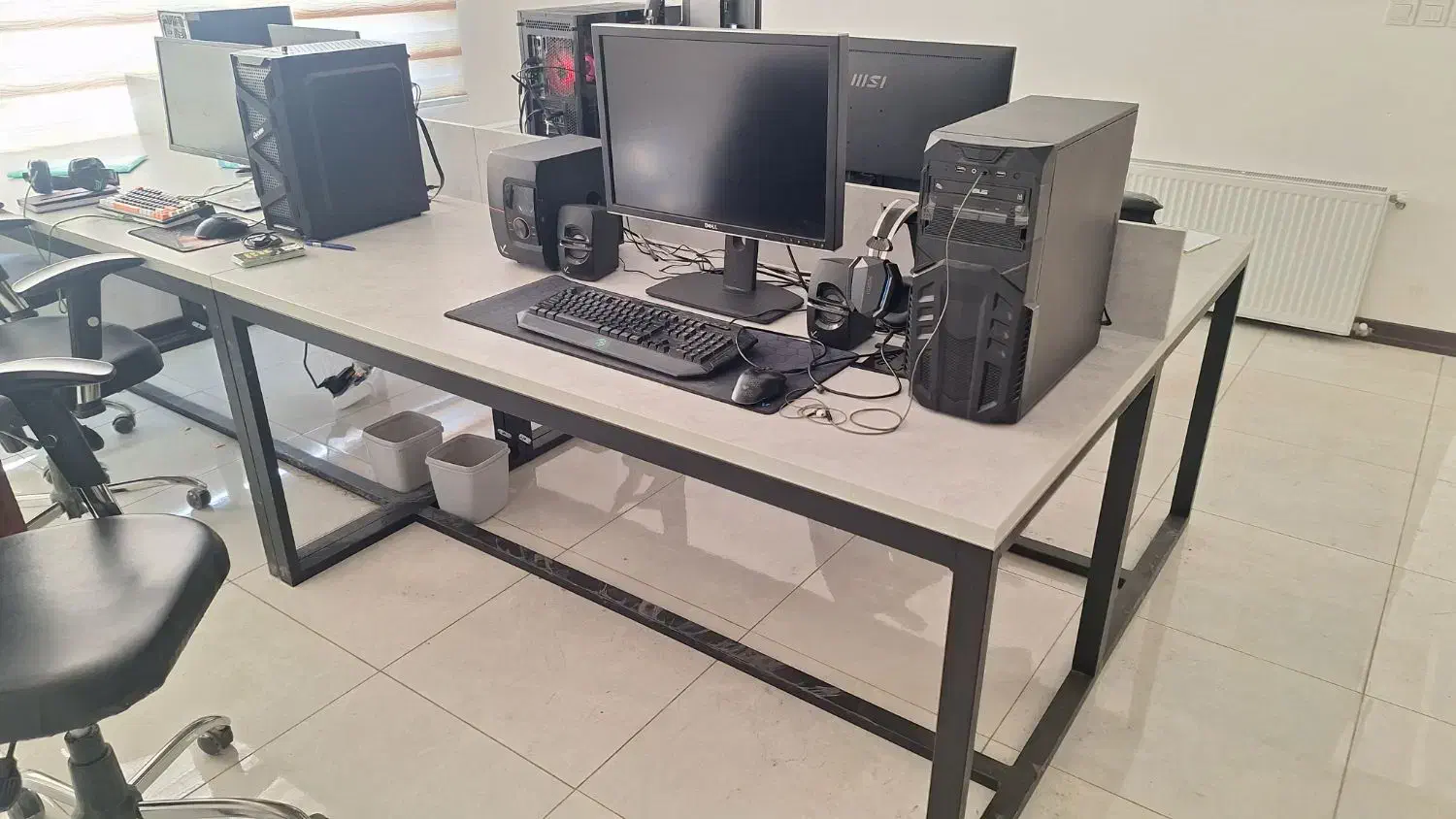 میز کارمندی|میز تحریر و کامپیوتر|یزد, |دیوار