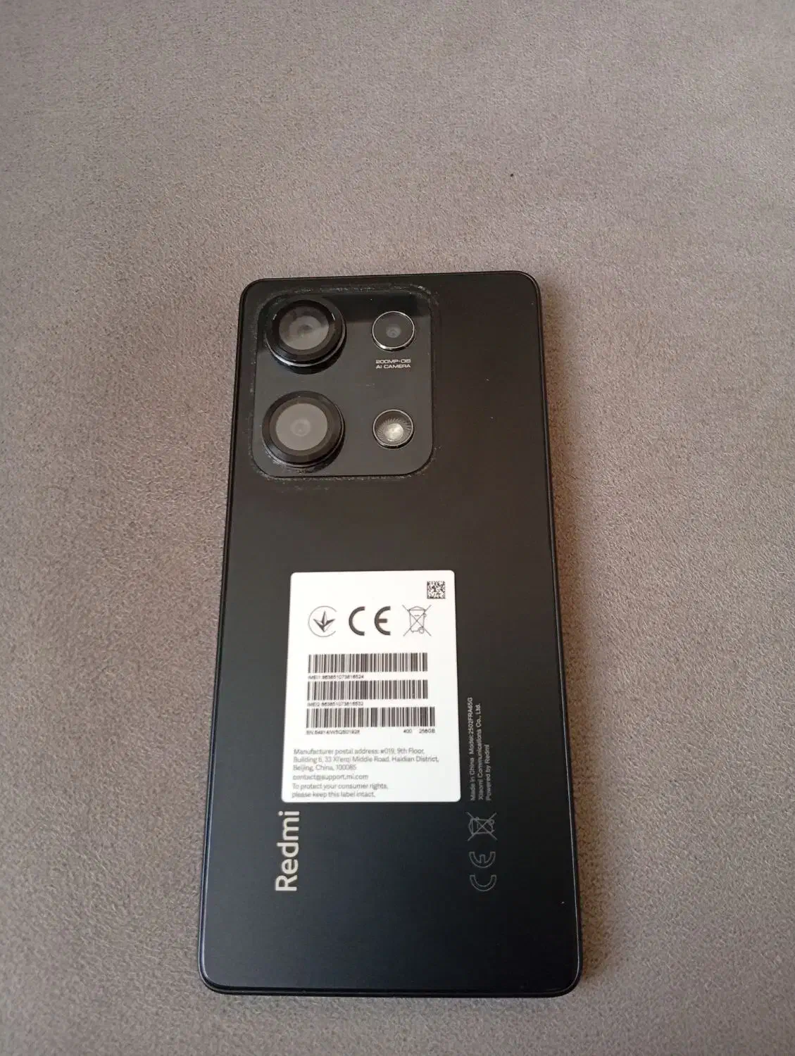 شیائومی نوت 14 اس 256 نو|موبایل|قم, حکمت شمالی|دیوار