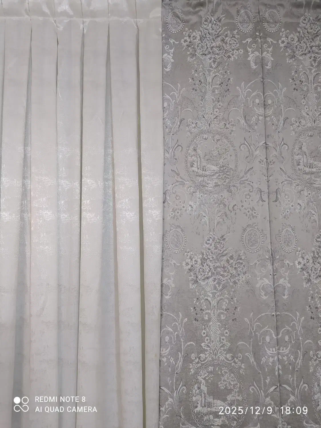 پرده با والان جدید و شیک شسته نشده|پرده، رانر، رومیزی|اسلامشهر, شهرک واوان|دیوار