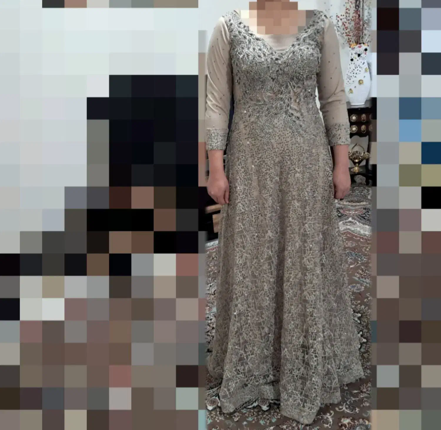 پیراهن مجلسی سایز 42و44|لباس|کوهدشت, |دیوار