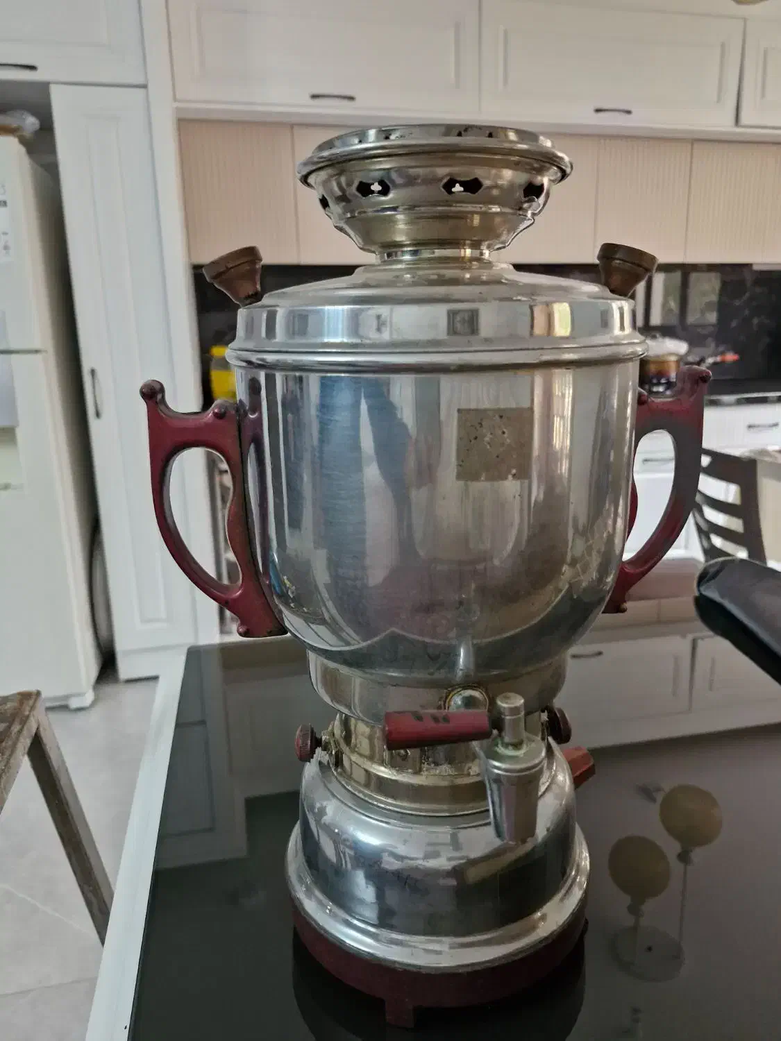 سماور گازی ۴ لیتری|سماور، چای‌ساز، قهوه‌ساز|مشهد, شهید رضوی|دیوار