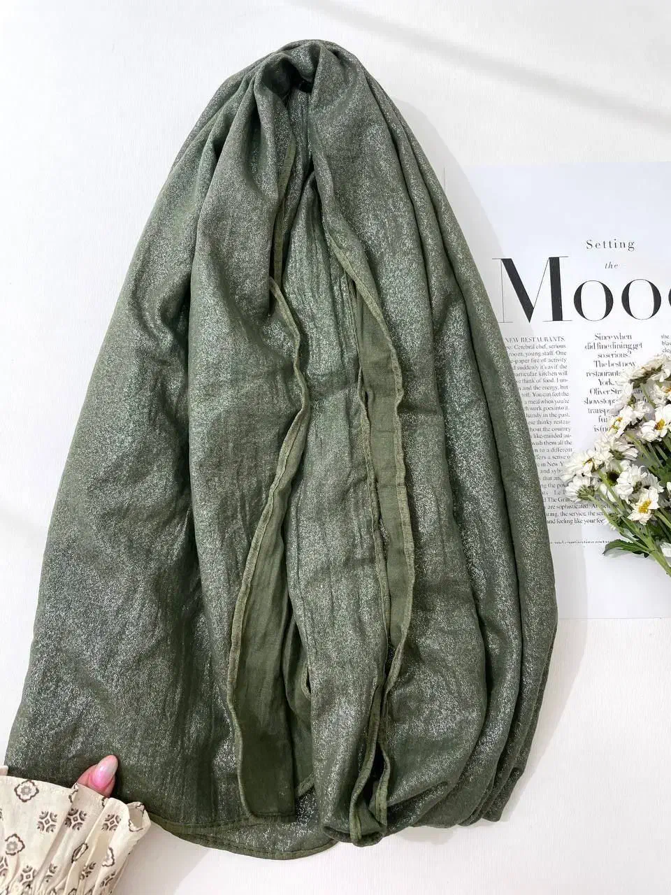 شال مجلسی حریر زیر قیمت بازار|لباس|نسیمشهر, |دیوار