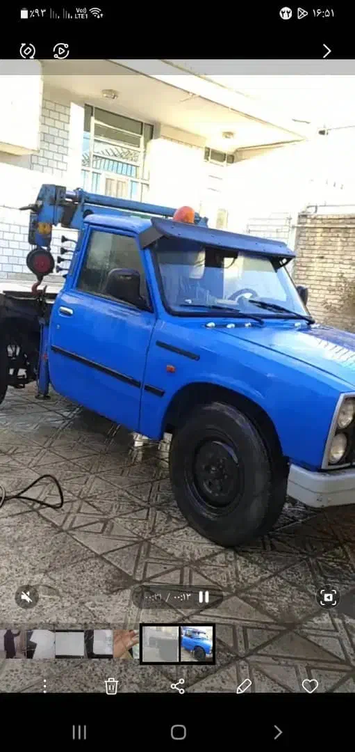 فروش جرثقیل نیسان یک تن و معاوضه با نیسان زد اف|خودرو سواری و وانت|فارسان, |دیوار