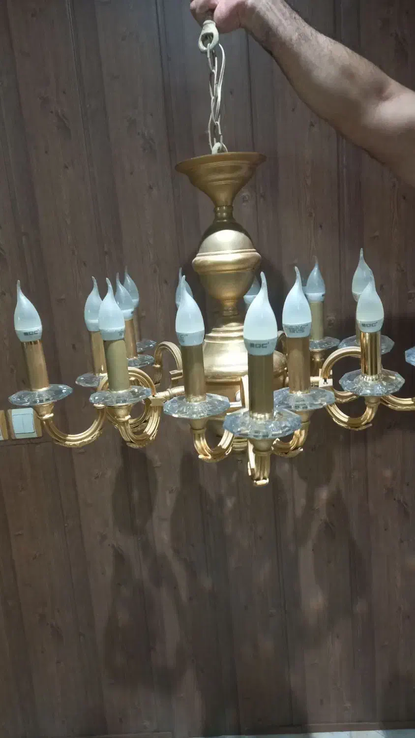 لوستر|لوستر و چراغ آویز|مشهد, شاهد (شهرک غرب)|دیوار