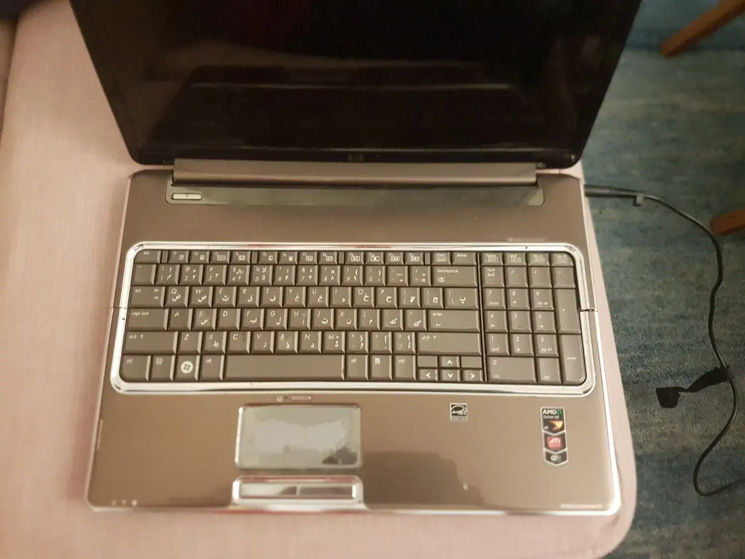 لپتاپ ۱۷ اینچ معیوب اچ پی DV7|رایانه همراه|تهران, صادقیه|دیوار