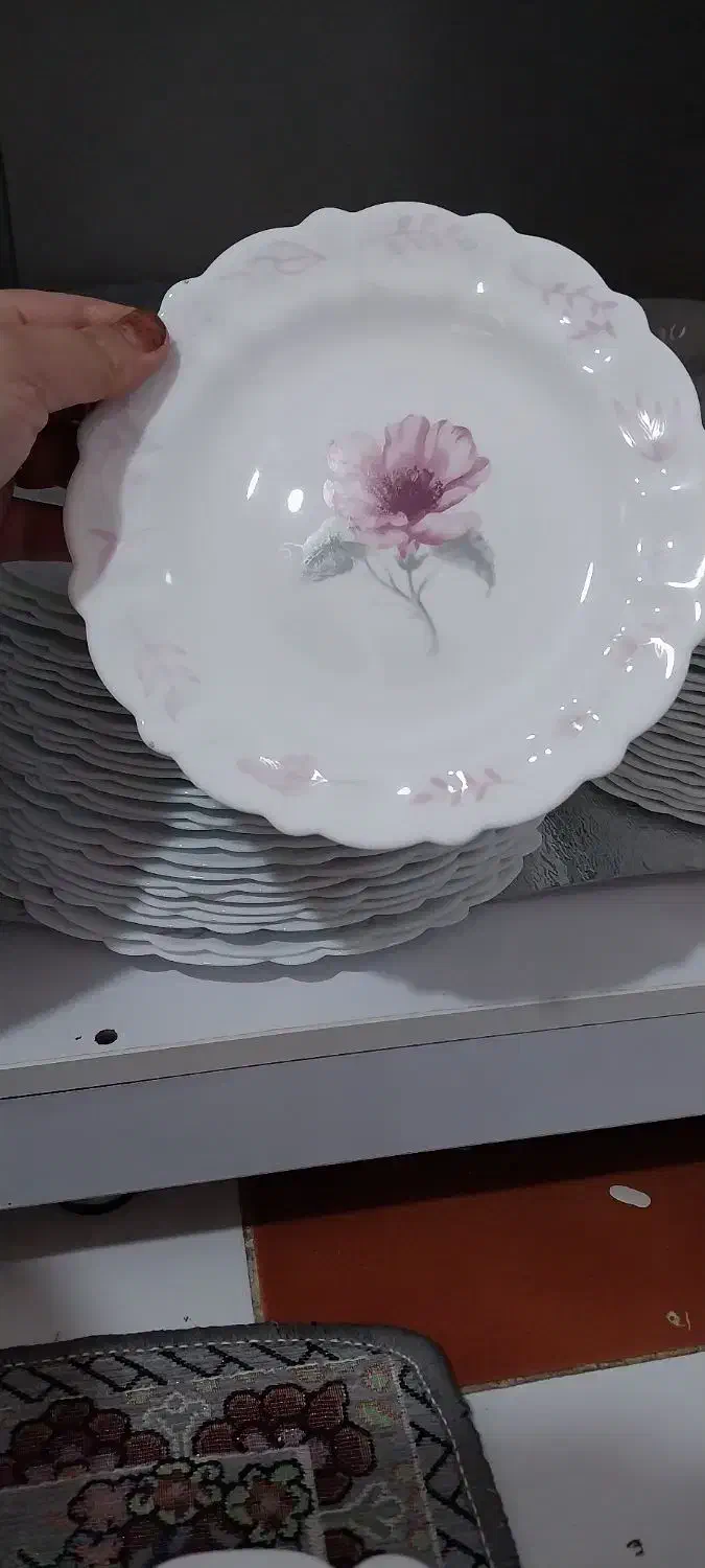 سرویس ۳۰ نفره آرکوپال سالم بدون خط و خش|ظروف سرو و پذیرایی|شاهینشهر, نظامی|دیوار