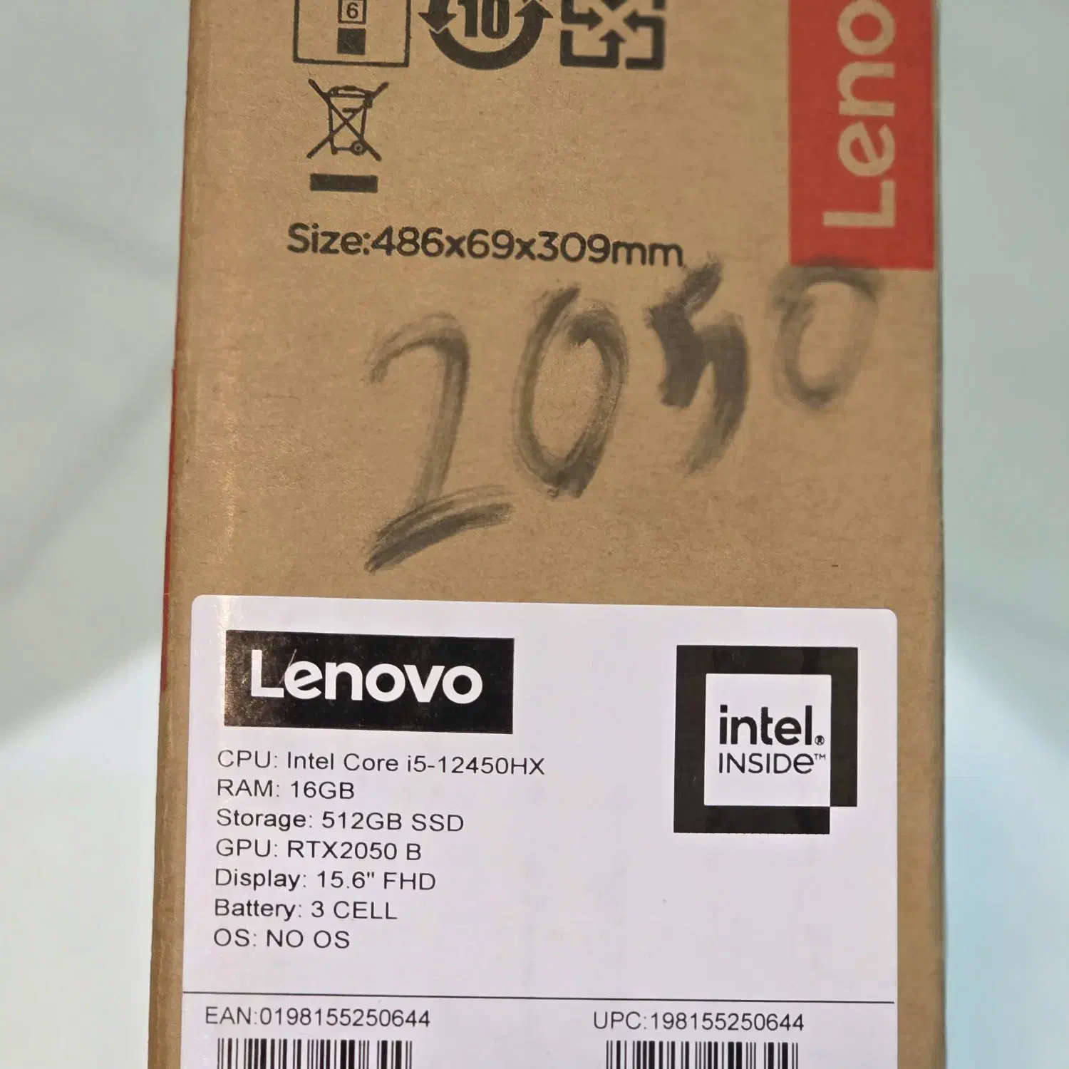 لپتاپ لنوو LOQ گیمینگ آکبند پلمپ RTX2050|رایانه همراه|شیراز, ملاصدرا|دیوار