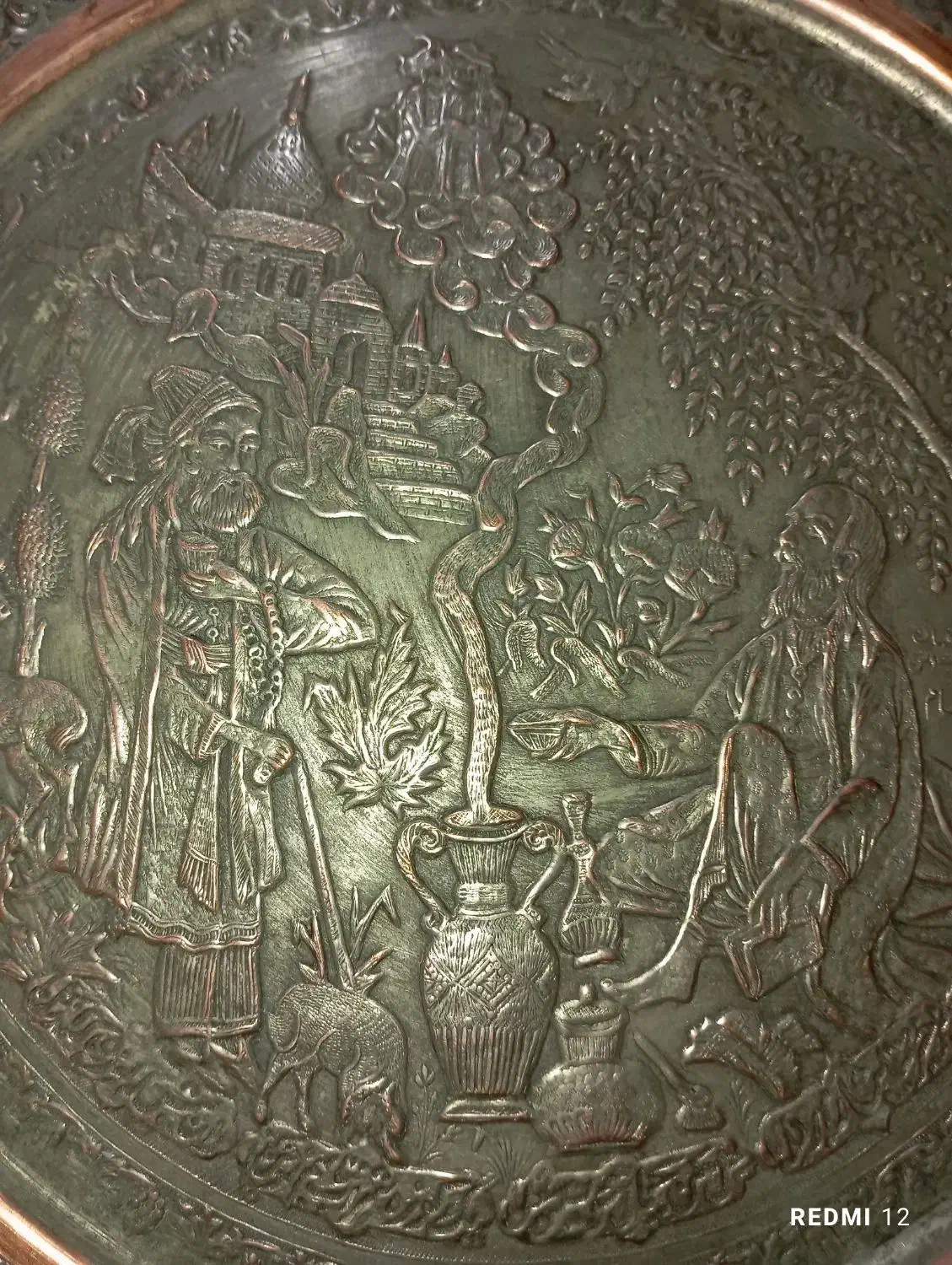 سینی مس|کلکسیون اشیاء عتیقه|تهران, شمس‌آباد|دیوار