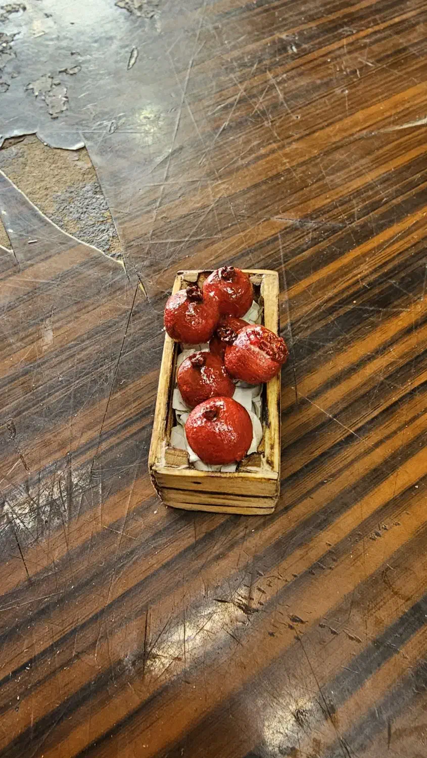 جعبه انار مینیاتوری|صنایع دستی و سایر لوازم تزئینی|تهران, هفده شهریور|دیوار