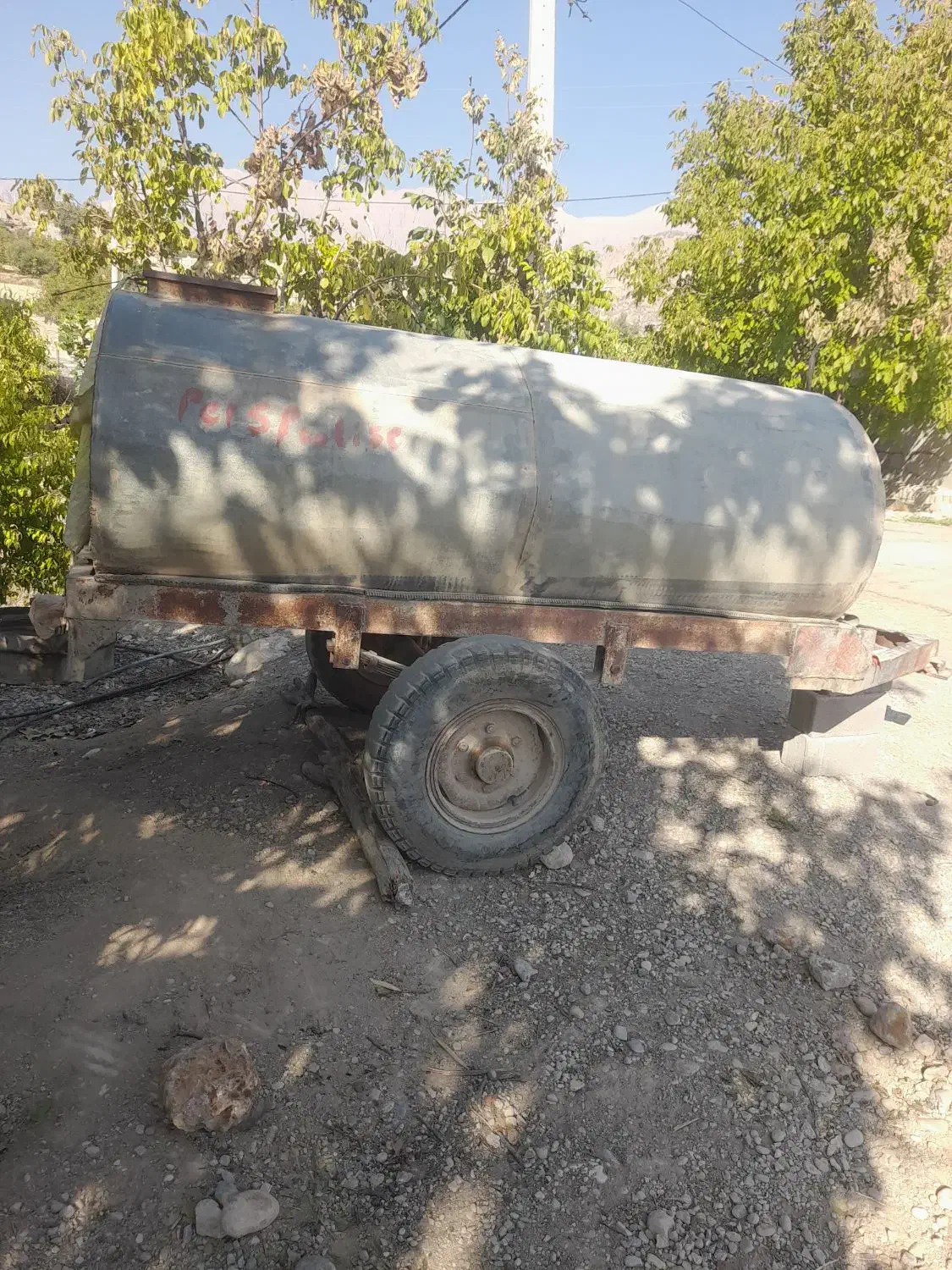 تانکر منبع مخزن گاوآهن|مصالح و تجهیزات ساختمان|سیسخت, |دیوار