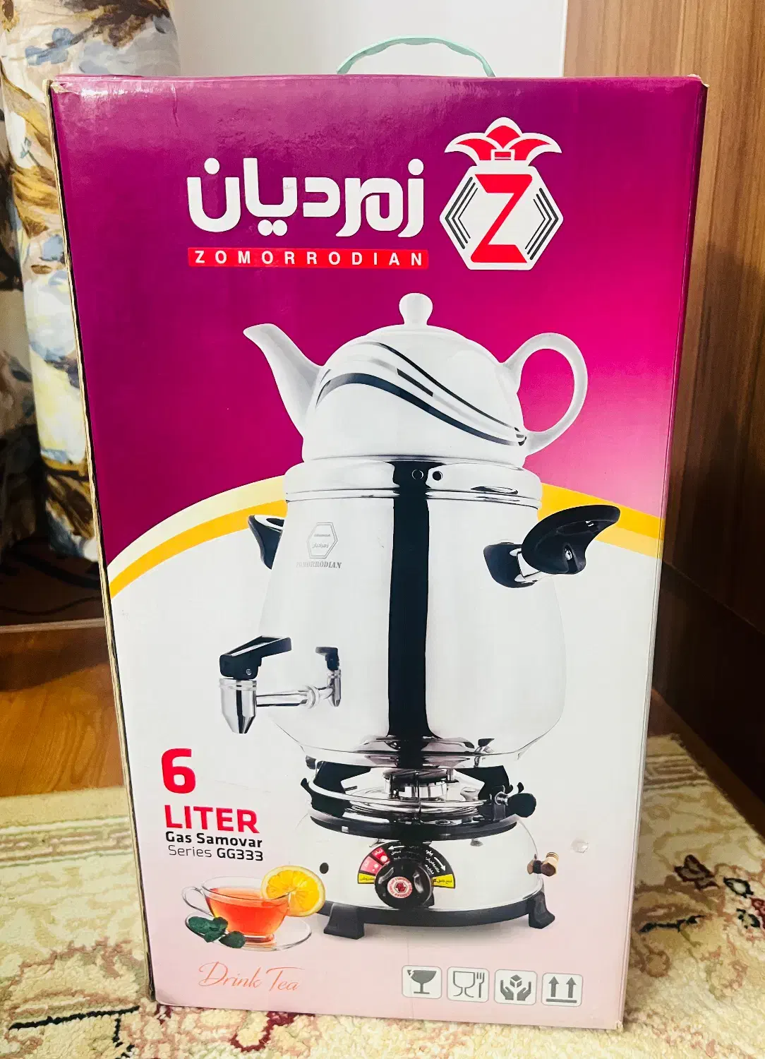 سماور ۶ لیتری|سماور، چای‌ساز، قهوه‌ساز|بابل, |دیوار