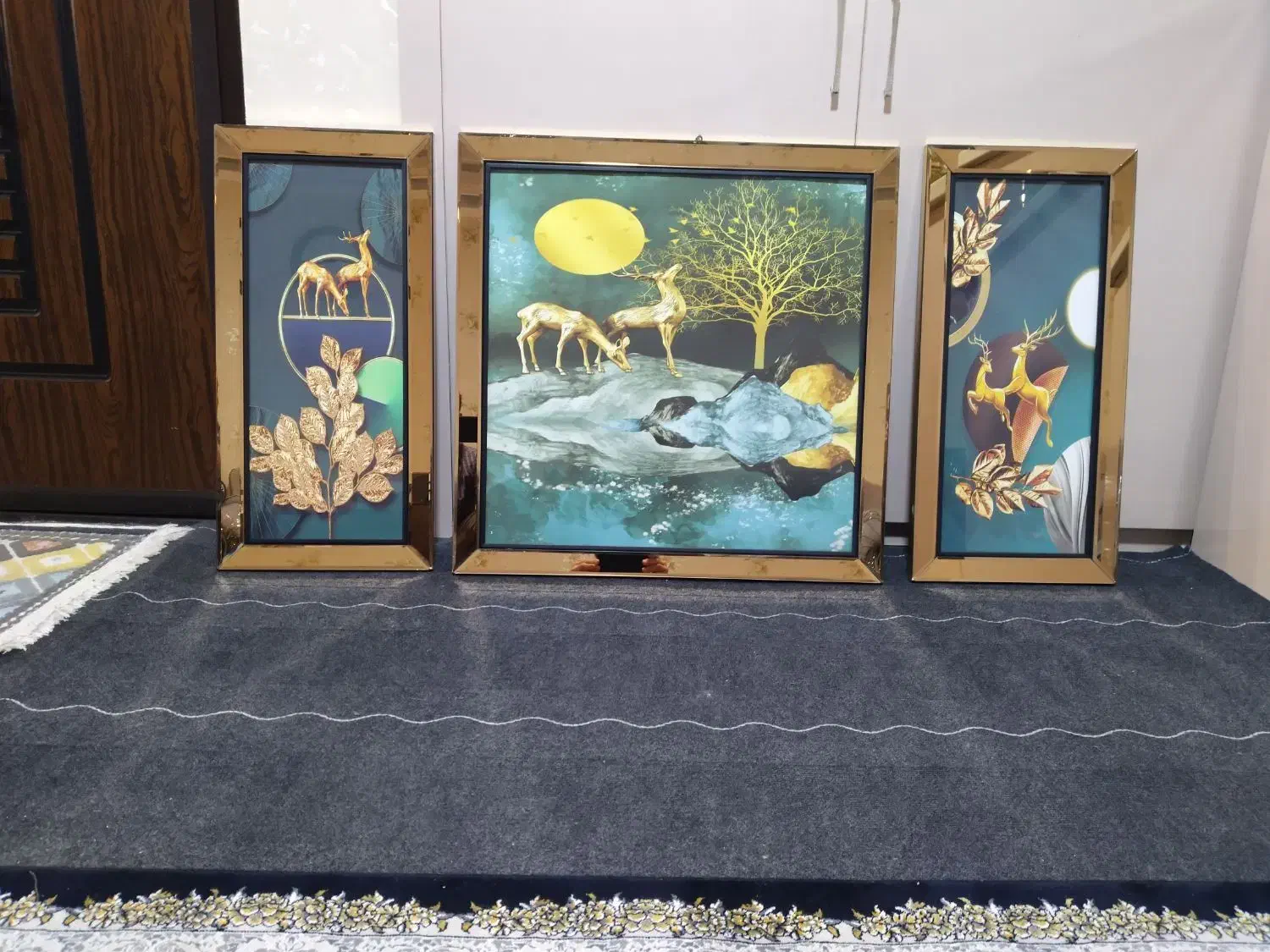 تابلو‌سه‌تیکه|تابلو، نقاشی، عکس|اهواز, کوی باهنر|دیوار