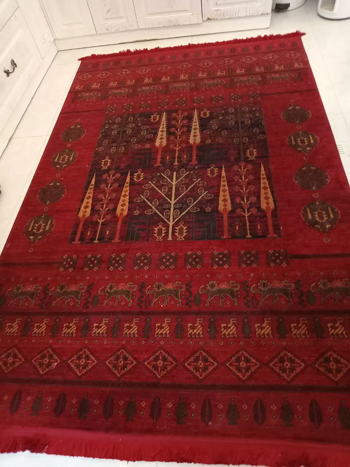 قالی سنتی|فرش|مشهد, کوه سنگی|دیوار