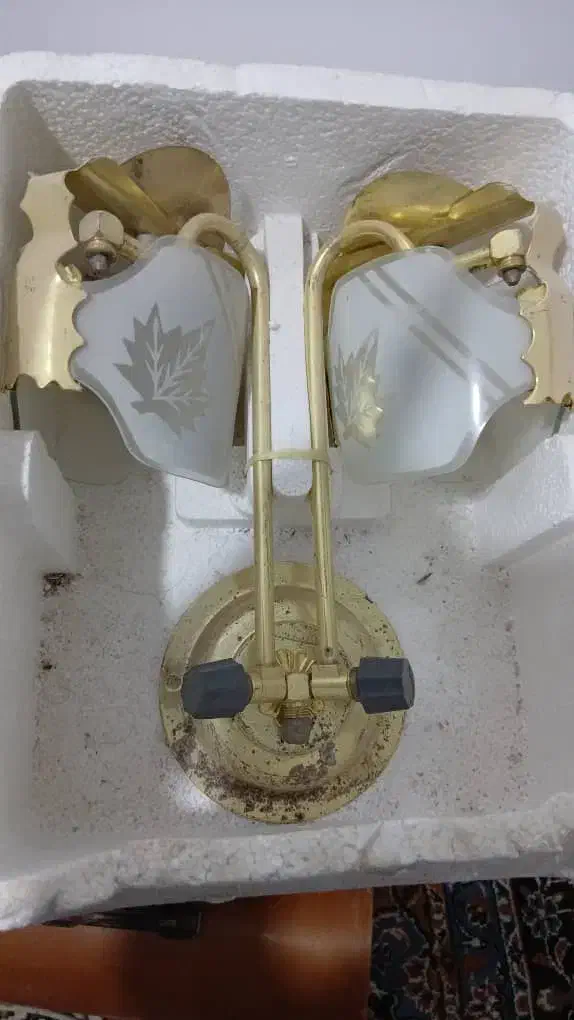 روشنایی گازی دیواری دوقلو|لوستر و چراغ آویز|خرمشهر, |دیوار