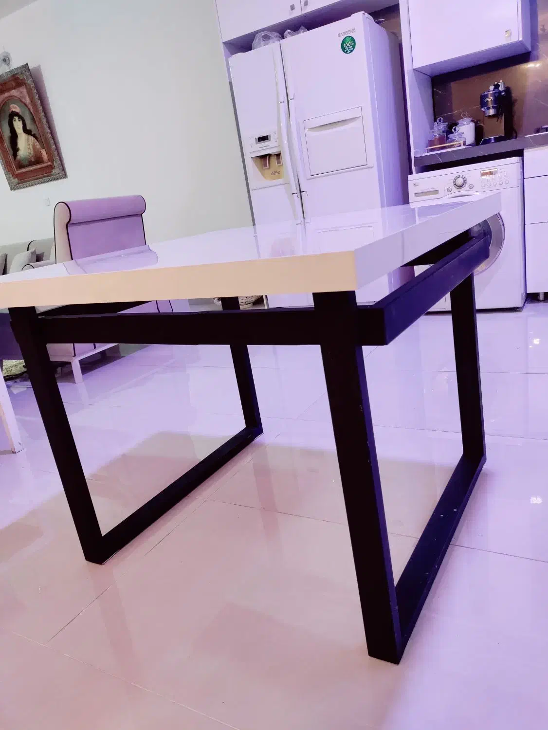 میز چهار نفره صبحانه خوری|میز و صندلی غذاخوری|بهبهان, |دیوار