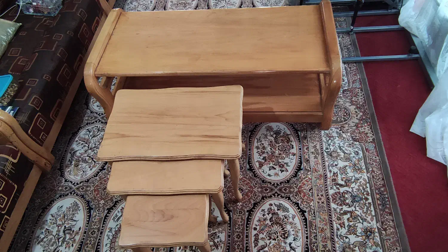 فروش میزِ مبلمان به همراه عسلی|مبلمان خانگی و میز عسلی|شهرکرد, |دیوار