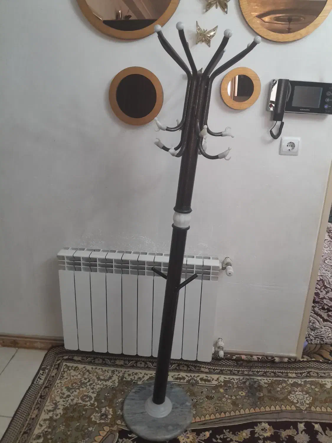 چوب لباسی ایستاده آهنی درحدنو|بندرخت و رخت‌آویز|اسلام‌شهر, شهرک مهدیه|دیوار