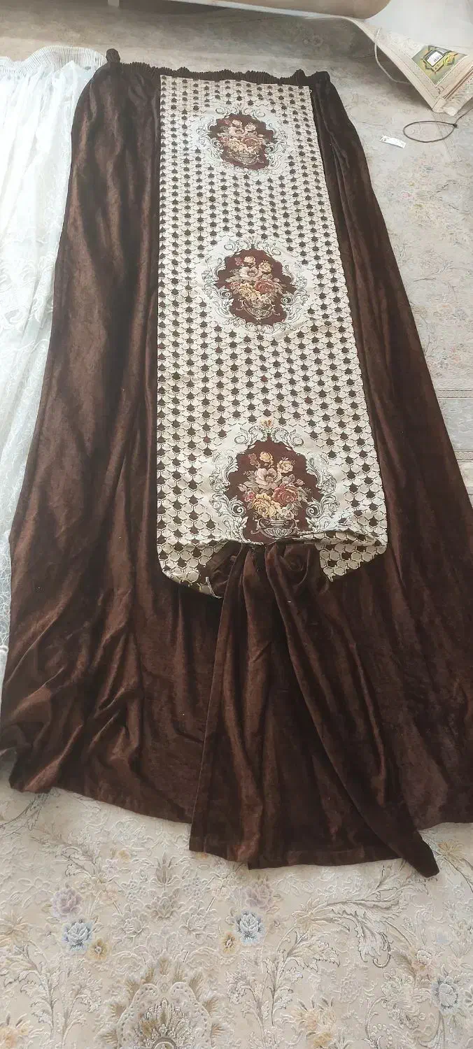 پرده به همراه دستک|پرده، رانر، رومیزی|مشهد, امام خمینی|دیوار