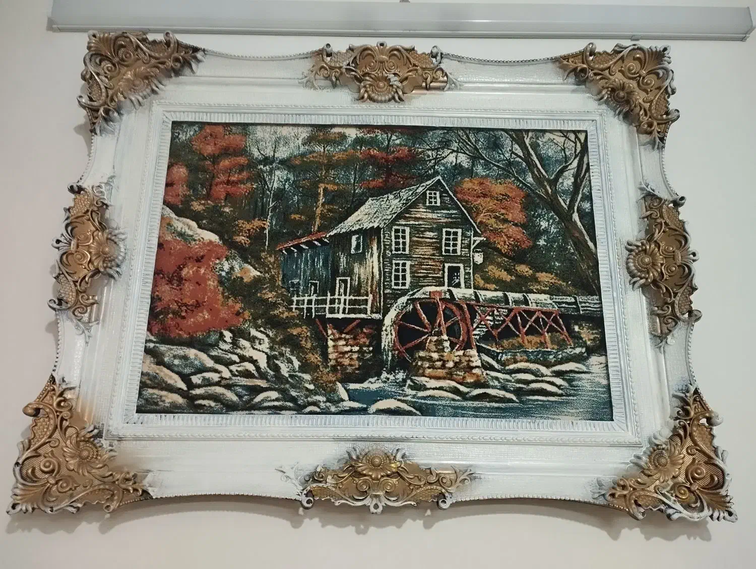 تابلو فرش طرح دست بافت|تابلو، نقاشی، عکس|بهارستان, |دیوار